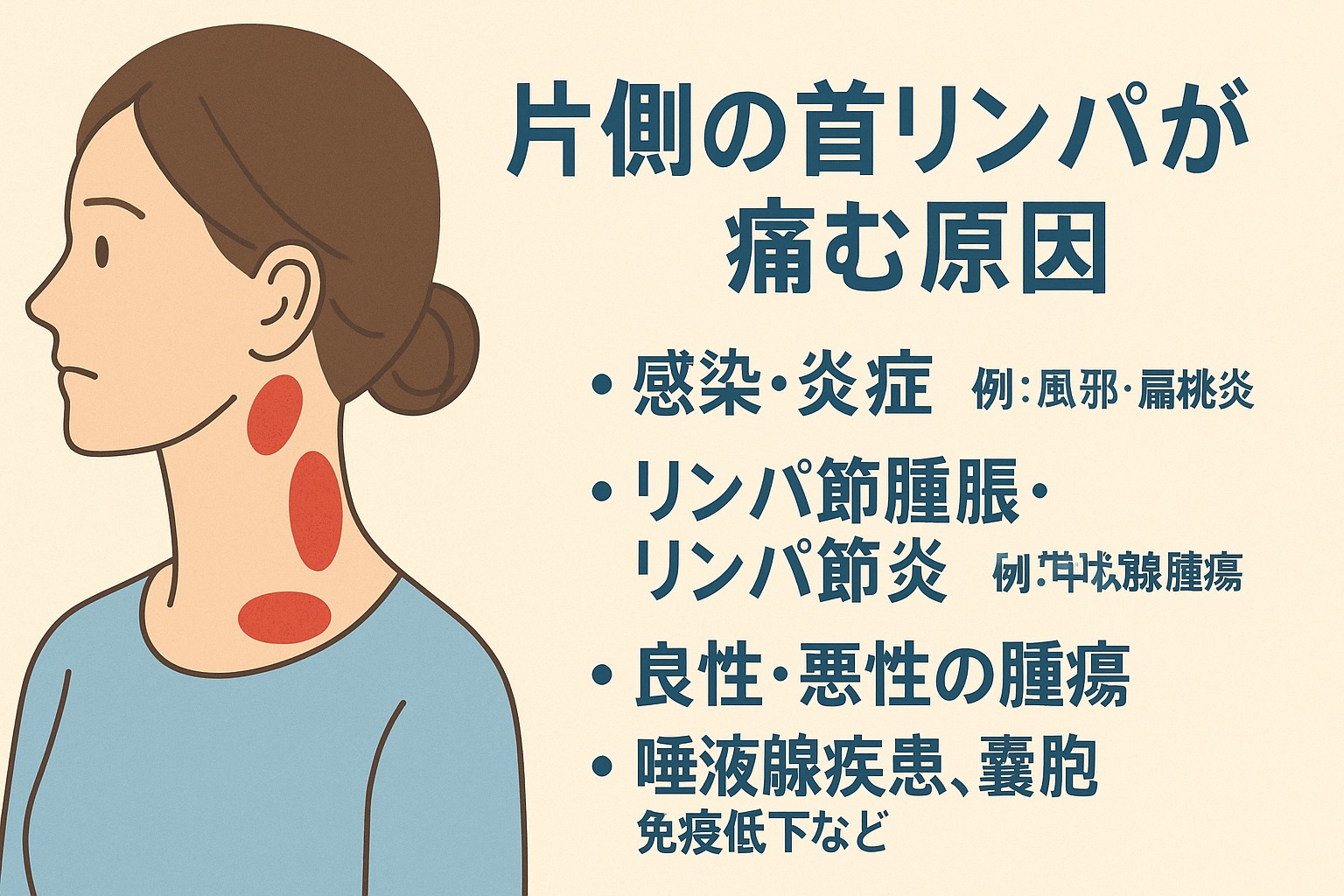 首 リンパ 押すと痛い 片側:原因・見分け方・自宅ケア&受診の目安 - 整体ライフ