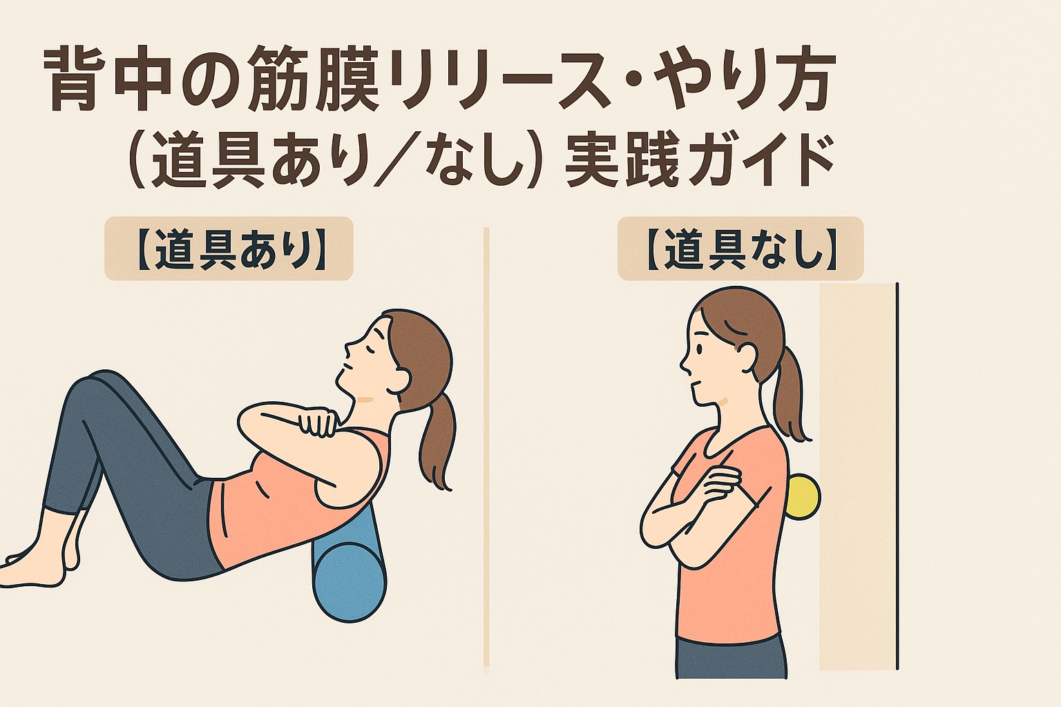 筋膜リリース 背中 やり方|自宅でできる効果的セルフケア4ステップ - 整体ライフ