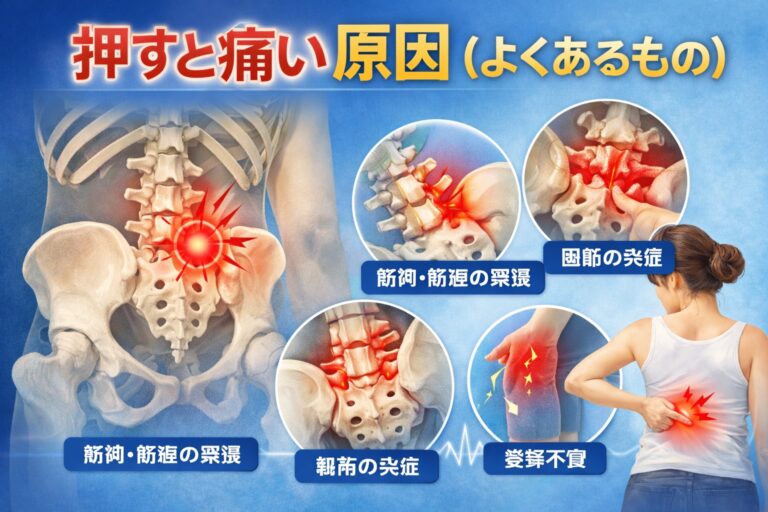 「腰骨 出っ張り 押すと痛い」原因は?考えられる病態・セルフチェック・対処法まで解説 - 整体ライフ