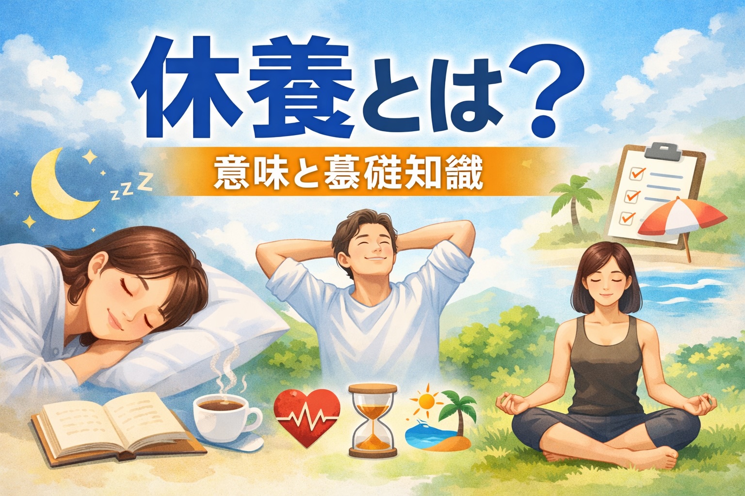 休養の正しい意味とは？効果的な休み方・種類・心身の回復法を完全ガイド - 整体ライフ
