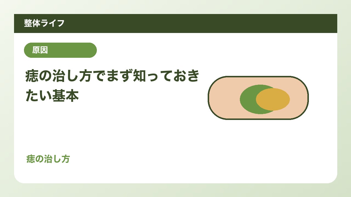 痣の治し方でまず知っておきたい基本