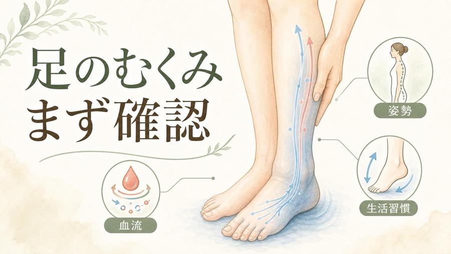 足 むくみ 足 むくみでまず確認したいこと