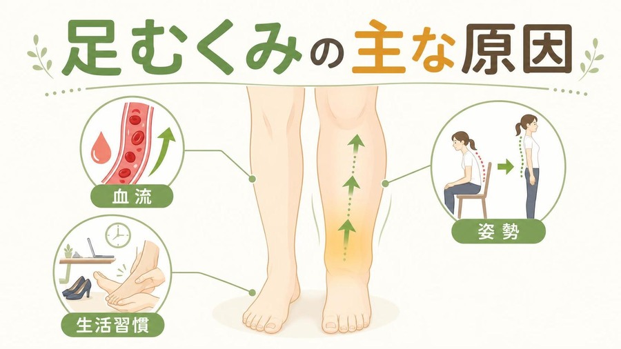 足 むくみ 足 むくみで考えられる主な原因