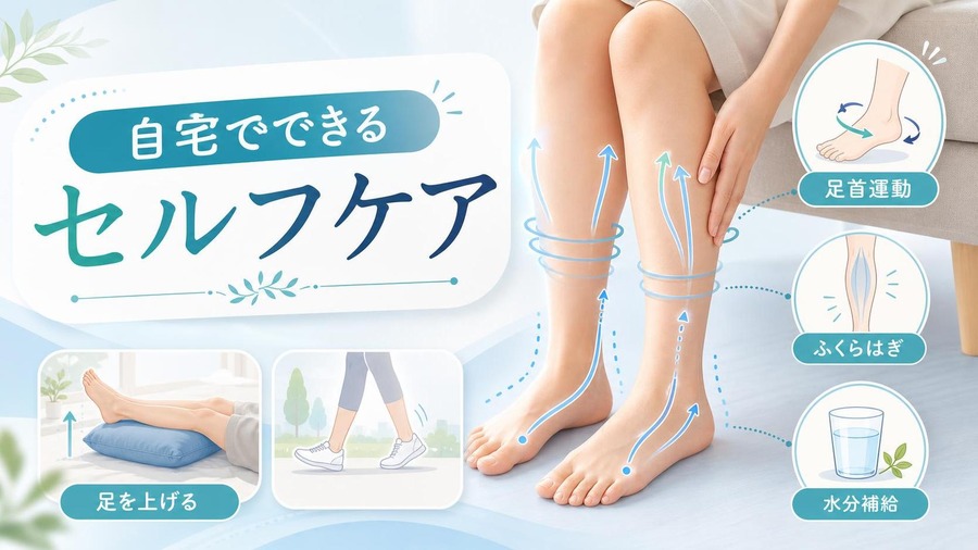 足 むくみ 自宅でできるセルフケア