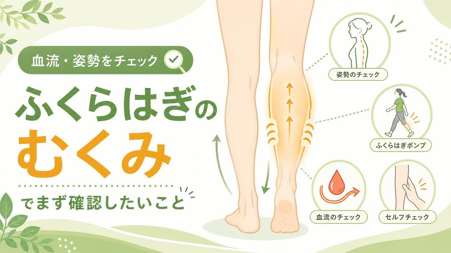 ふくらはぎ むくみ ふくらはぎ むくみでまず確認したいこと