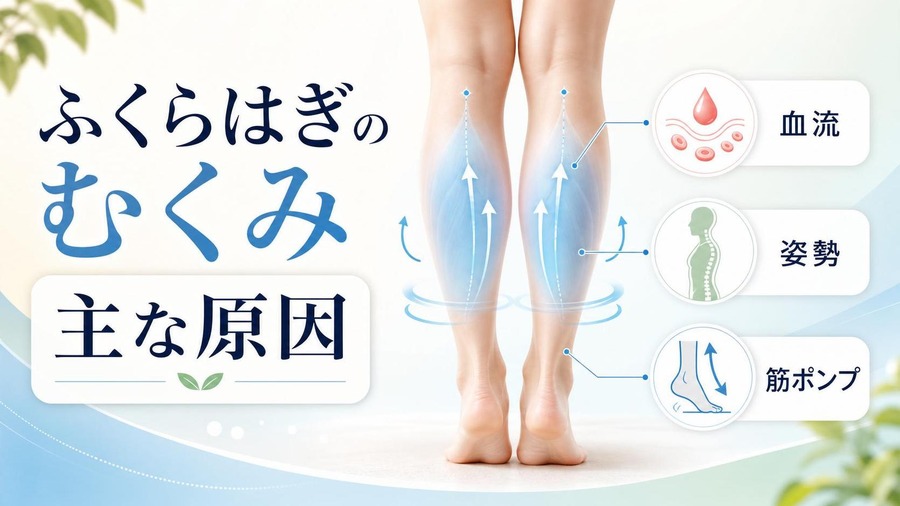 ふくらはぎ むくみ ふくらはぎ むくみで考えられる主な原因
