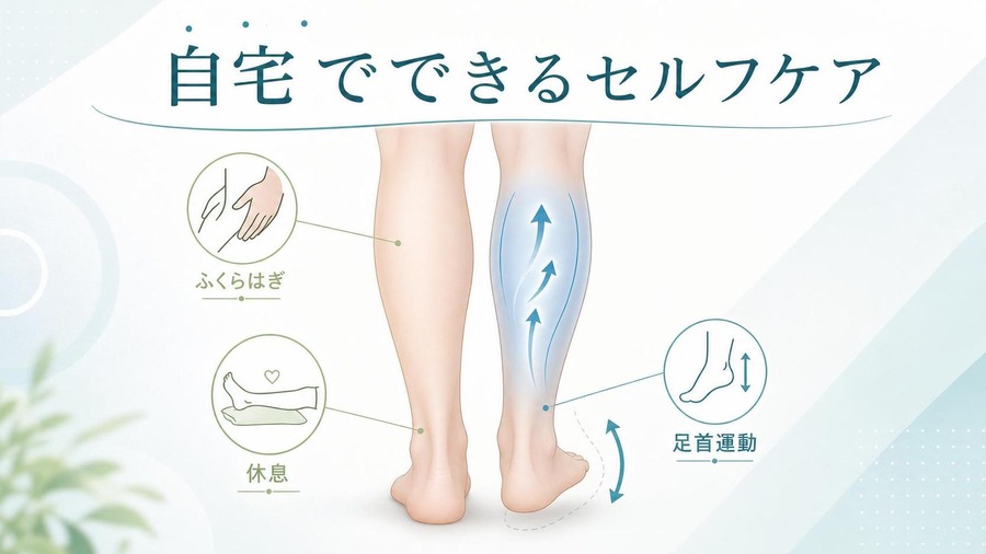 ふくらはぎ むくみ 自宅でできるセルフケア