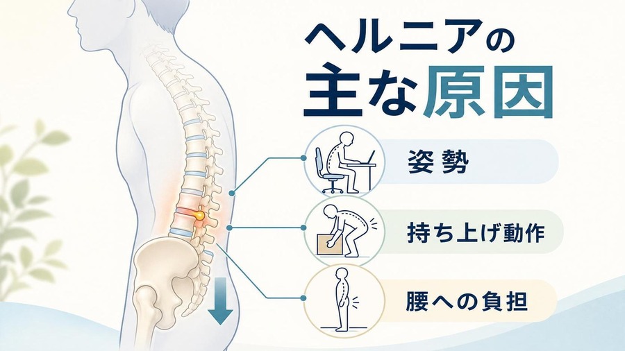 ヘルニア 原因 ヘルニア 原因で考えられる主な原因