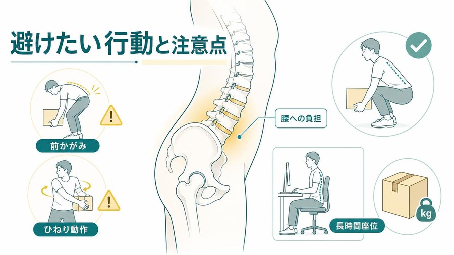 ヘルニア 原因 避けたい行動と注意点
