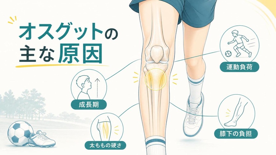 オスグットとは オスグットとはで考えられる主な原因