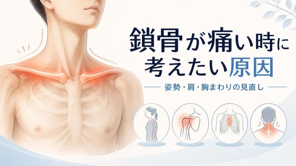 鎖骨が痛い 鎖骨が痛い時に考えたい原因｜姿勢・肩・胸まわりの見直し