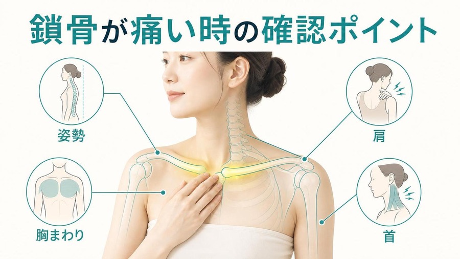 鎖骨が痛い 鎖骨が痛いでまず確認したいこと