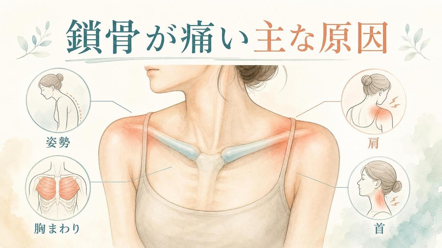 鎖骨が痛い 鎖骨が痛いで考えられる主な原因