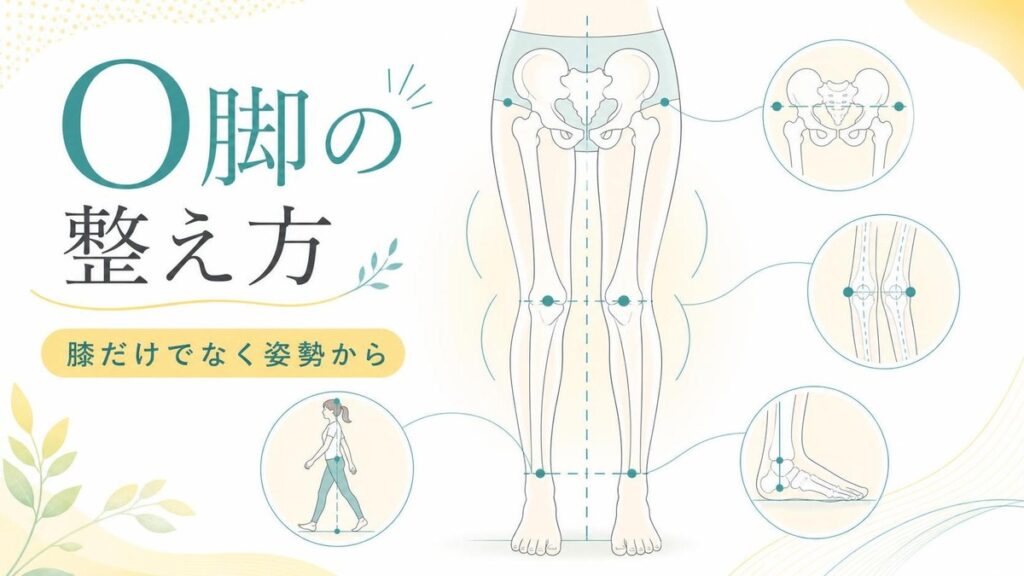 o脚 治し方 o脚 治し方で大切なこと｜膝だけでなく姿勢から整える