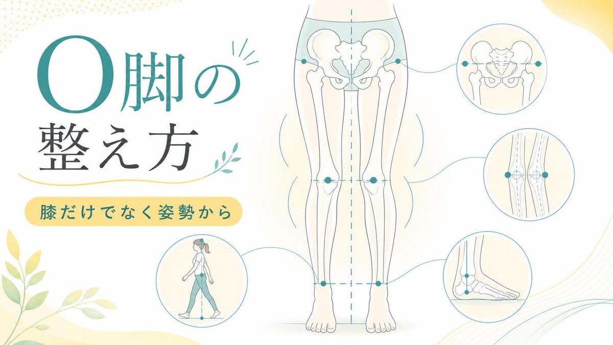 o脚 治し方 o脚 治し方で大切なこと|膝だけでなく姿勢から整える
