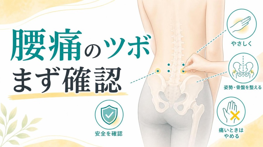 腰痛 ツボ 腰痛 ツボでまず確認したいこと