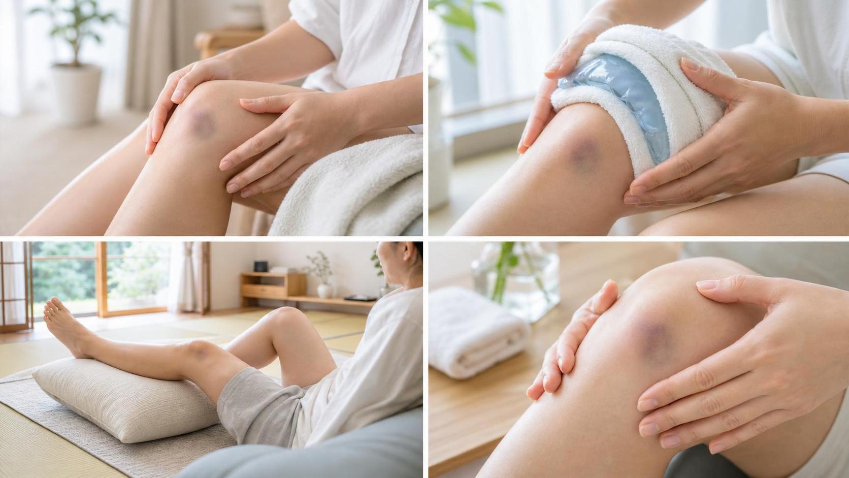 膝のあざの治し方｜早く薄くするための対処と受診目安 膝のあざ 治し方で考えられる主な原因