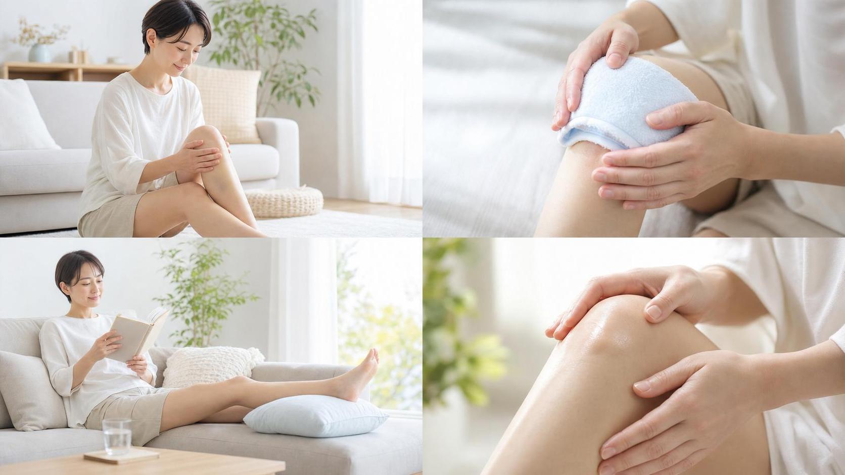 膝のあざの治し方｜早く薄くするための対処と受診目安 悪化を防ぐための注意点