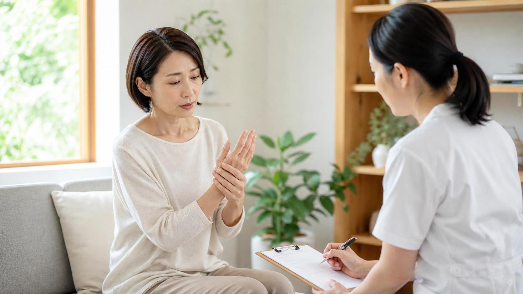 指がつる時の治し方｜今すぐできる対処と予防のポイント 相談・受診を考えたい目安