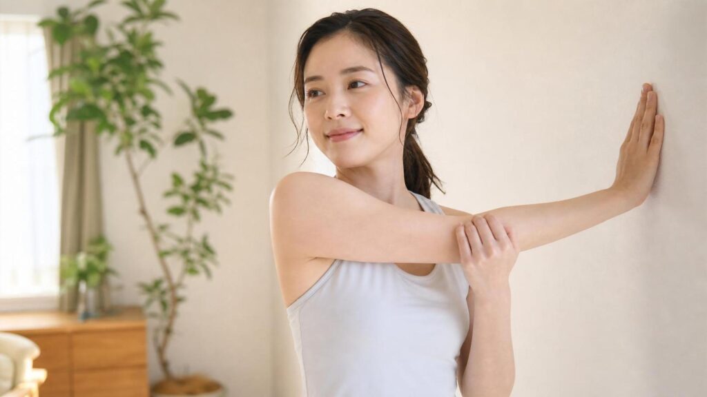 腕の付け根が内側に痛い時のストレッチ｜原因とセルフケア