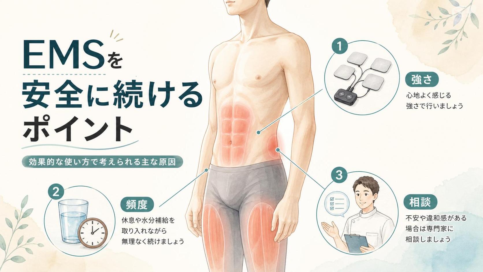ems 効果的な使い方で考えられる主な原因