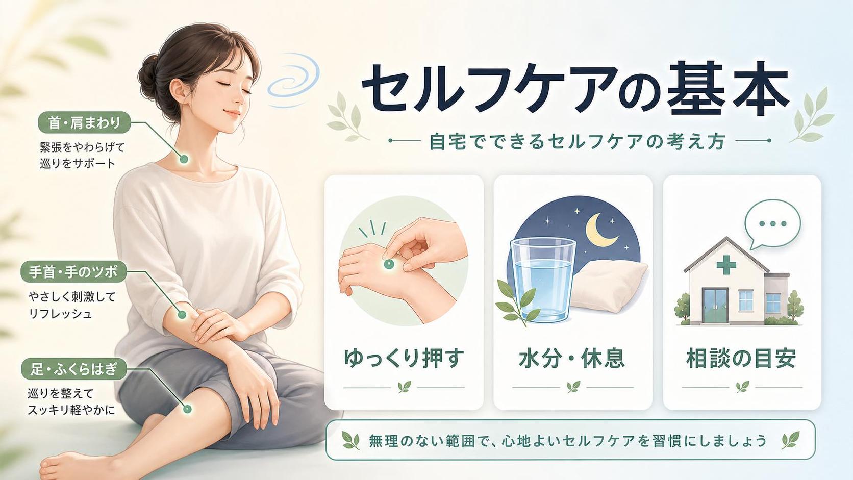 自宅でできるセルフケアの考え方