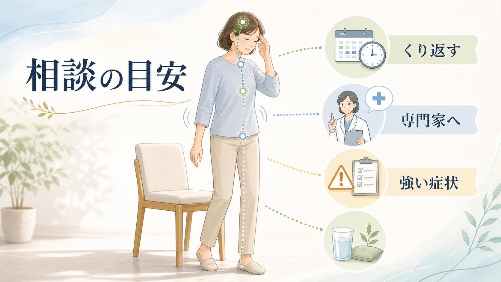 相談・受診を考えたい目安