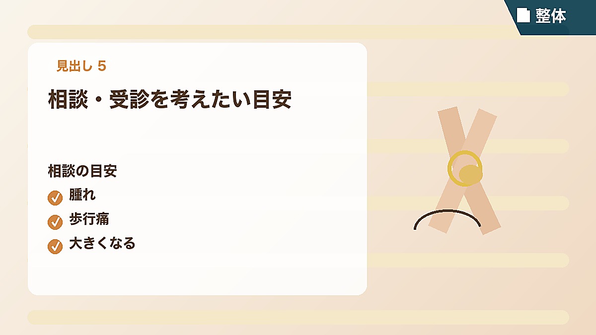 相談・受診を考えたい目安