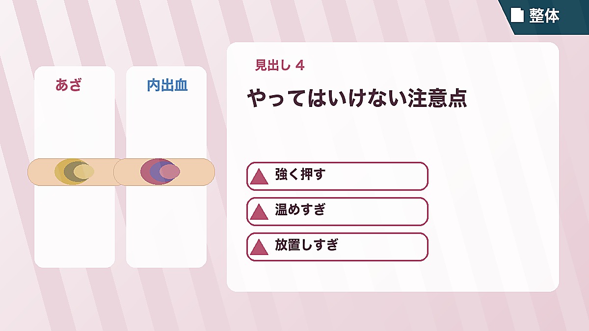 やってはいけない注意点