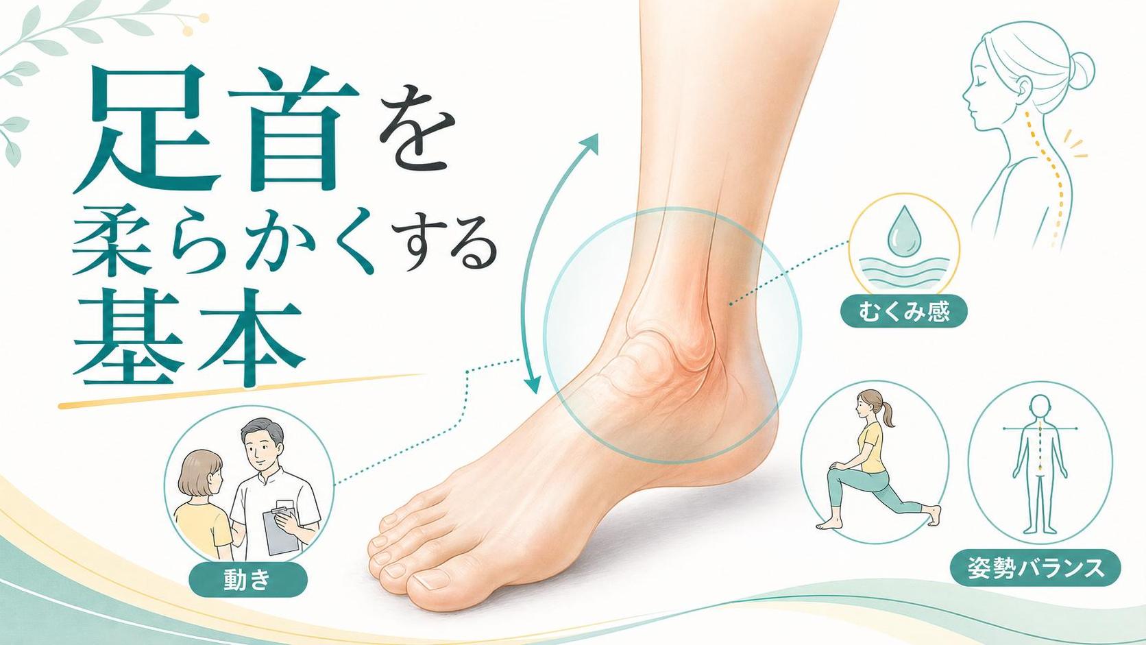足首を柔らかくするでまず知っておきたい基本