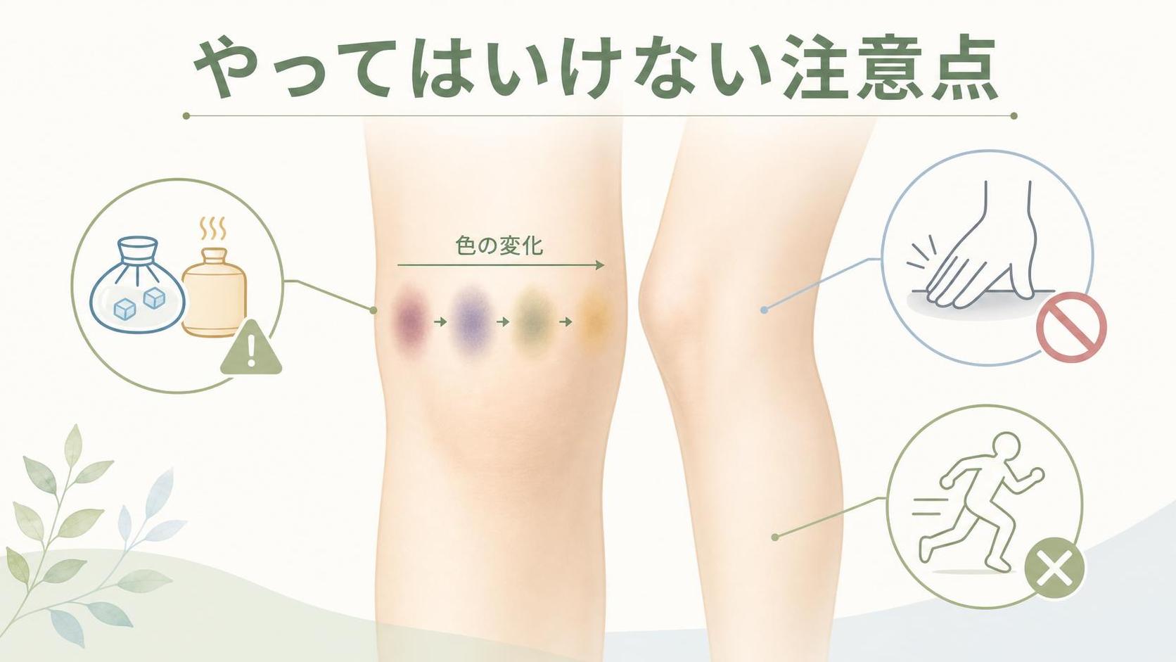やってはいけない注意点