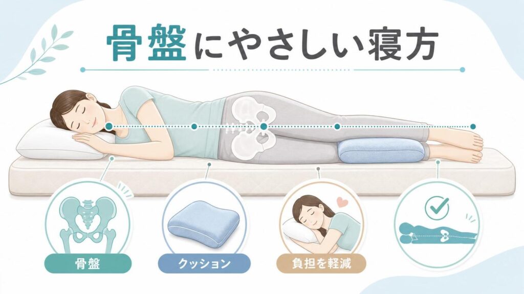 骨盤の歪みを治す寝方はある？負担を減らす姿勢と整え方