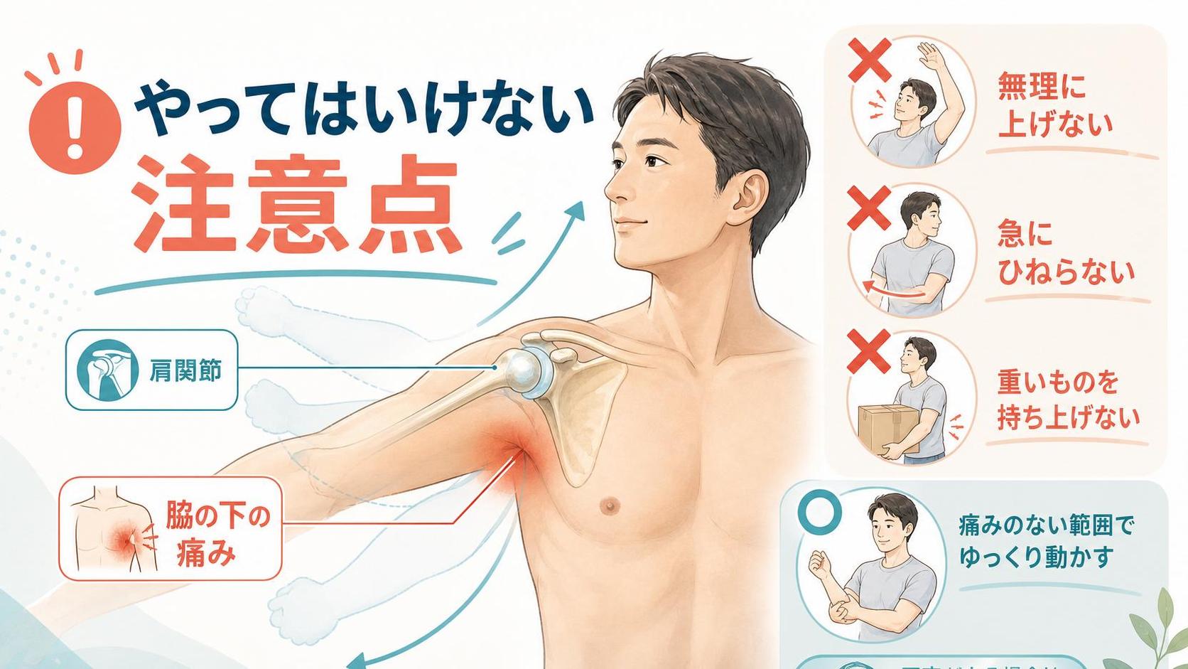 やってはいけない注意点