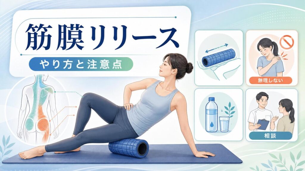 ローラーを使った筋膜リリースのやり方と注意点