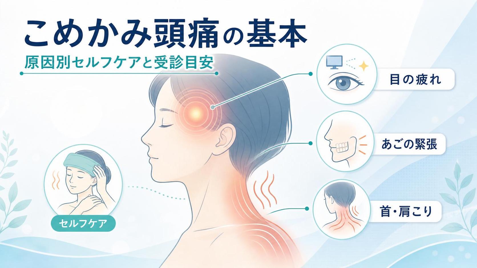 頭痛 こめかみ 治し方でまず知っておきたい基本
