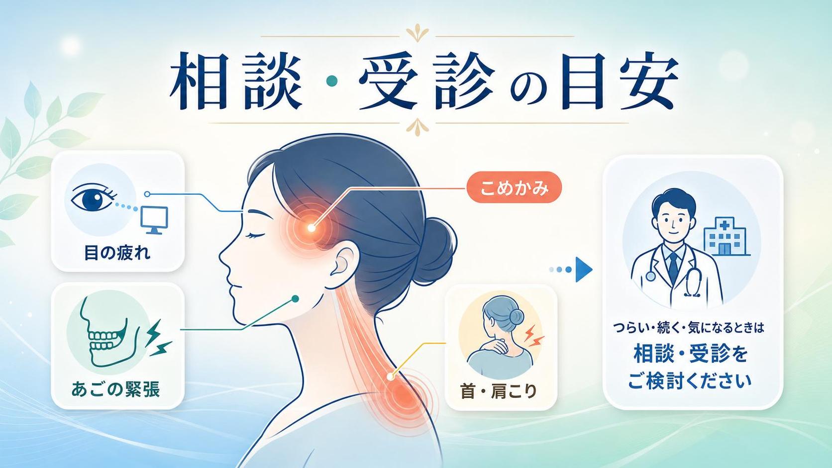 相談・受診を考えたい目安