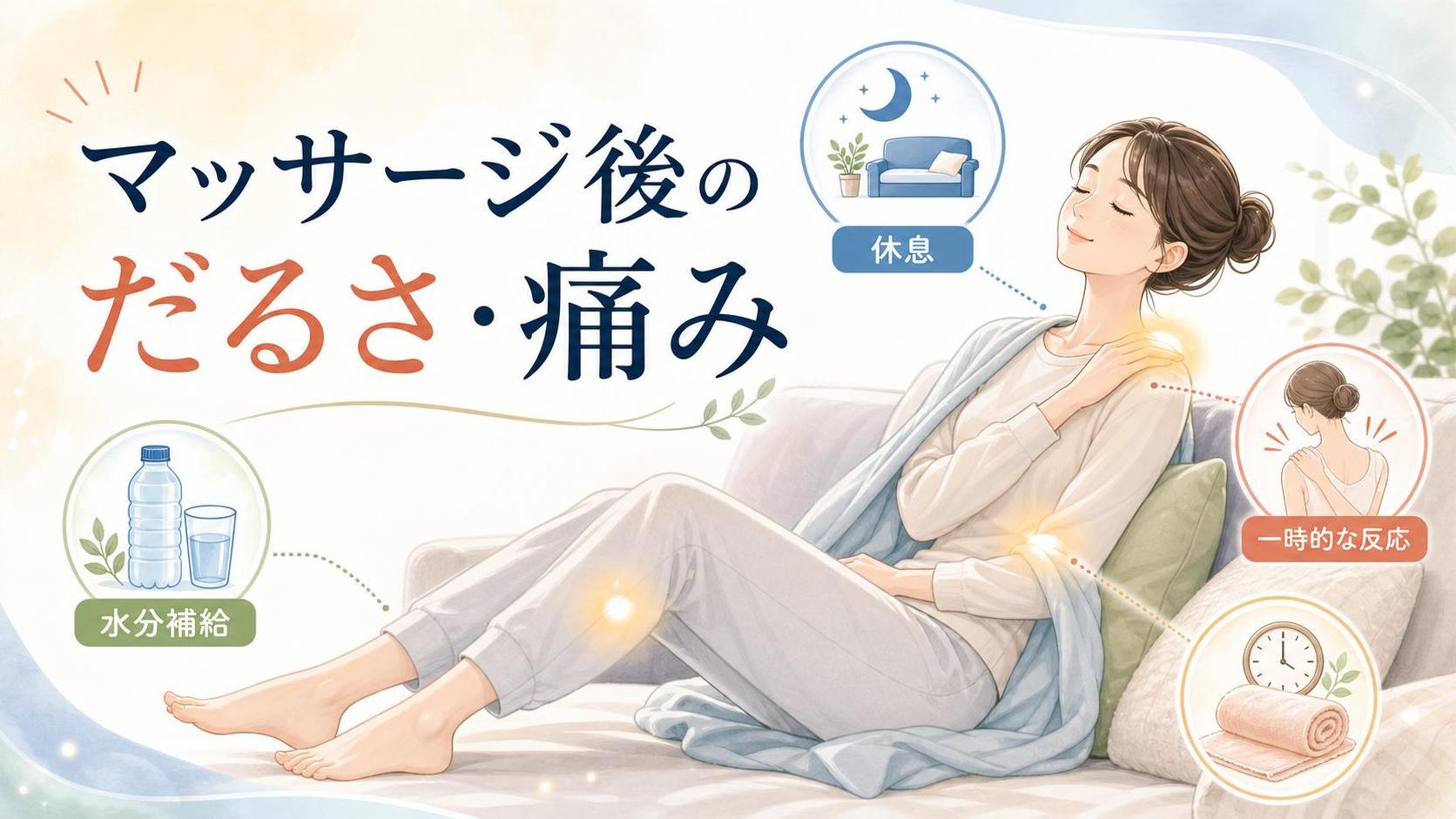 マッサージのあとでまず知っておきたい基本