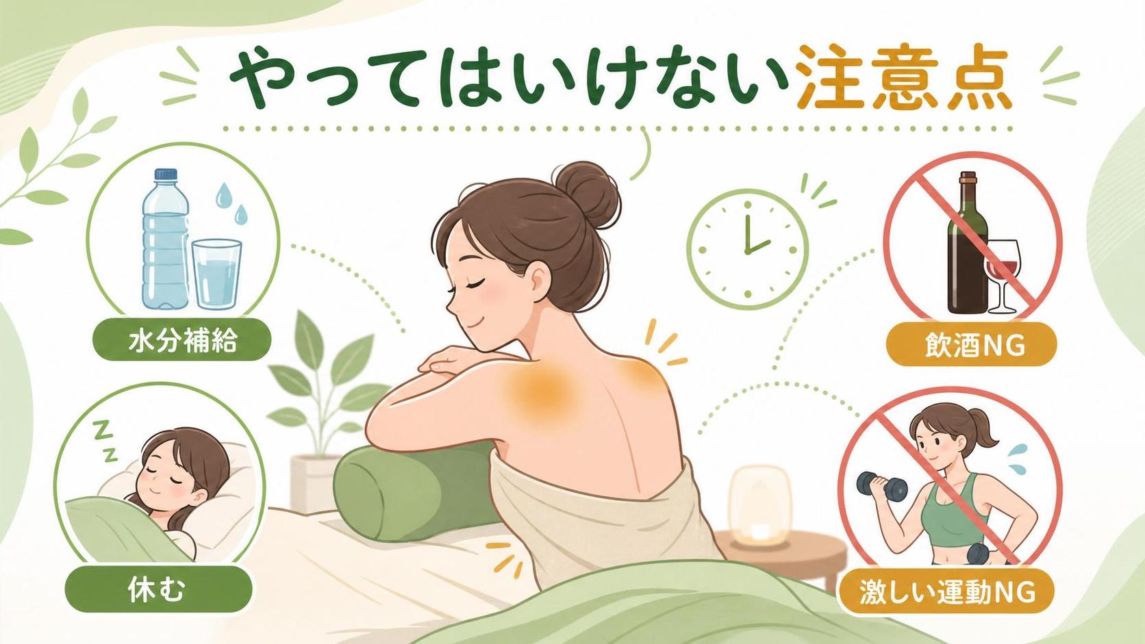 やってはいけない注意点