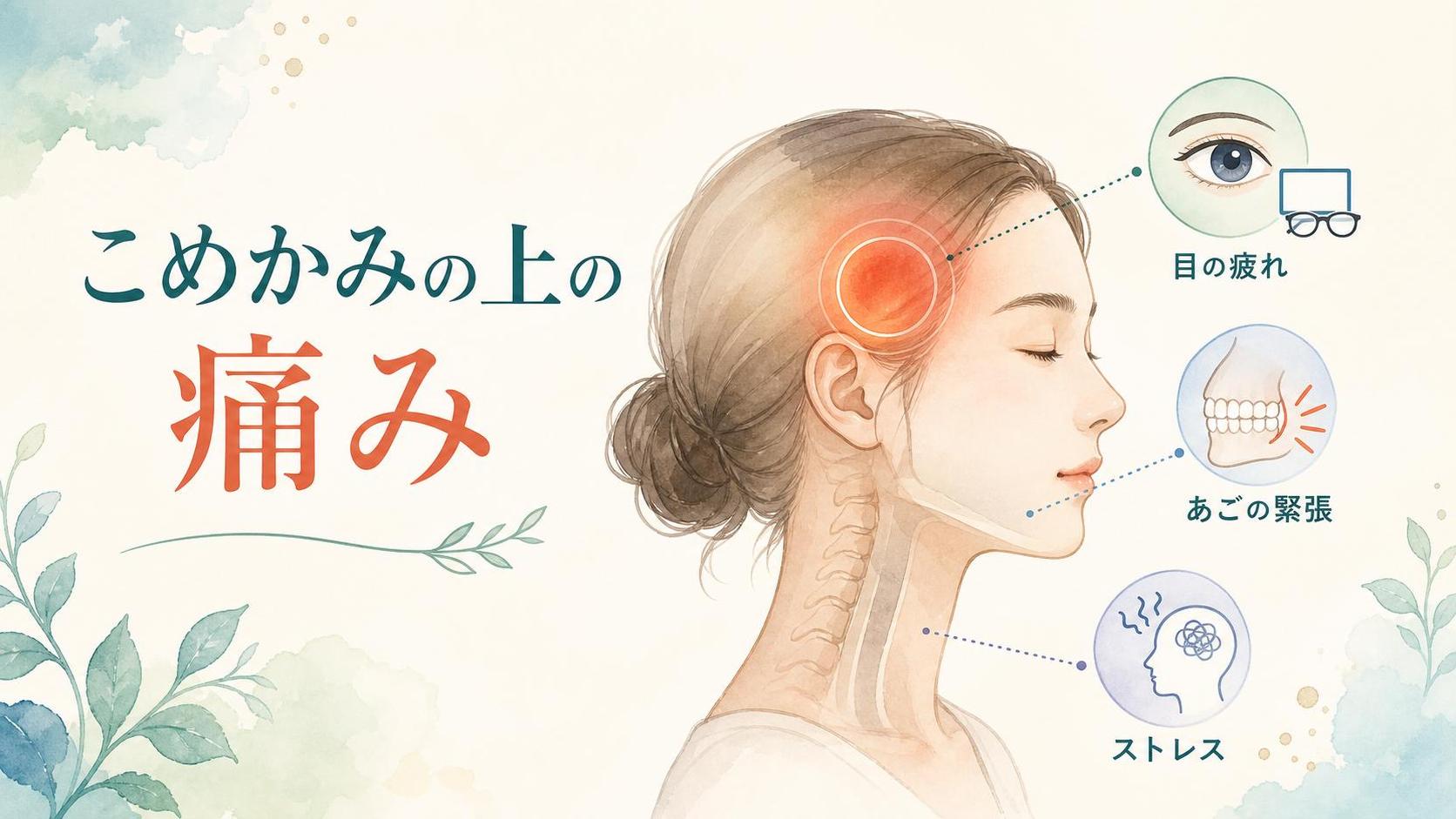 こめかみの上が痛いでまず知っておきたい基本