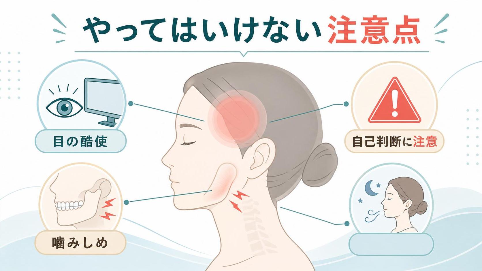 やってはいけない注意点