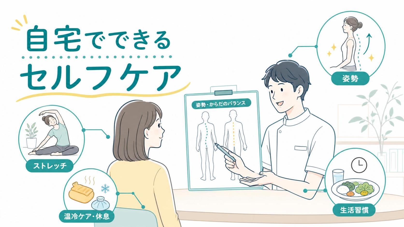 自宅でできるセルフケアと見直し