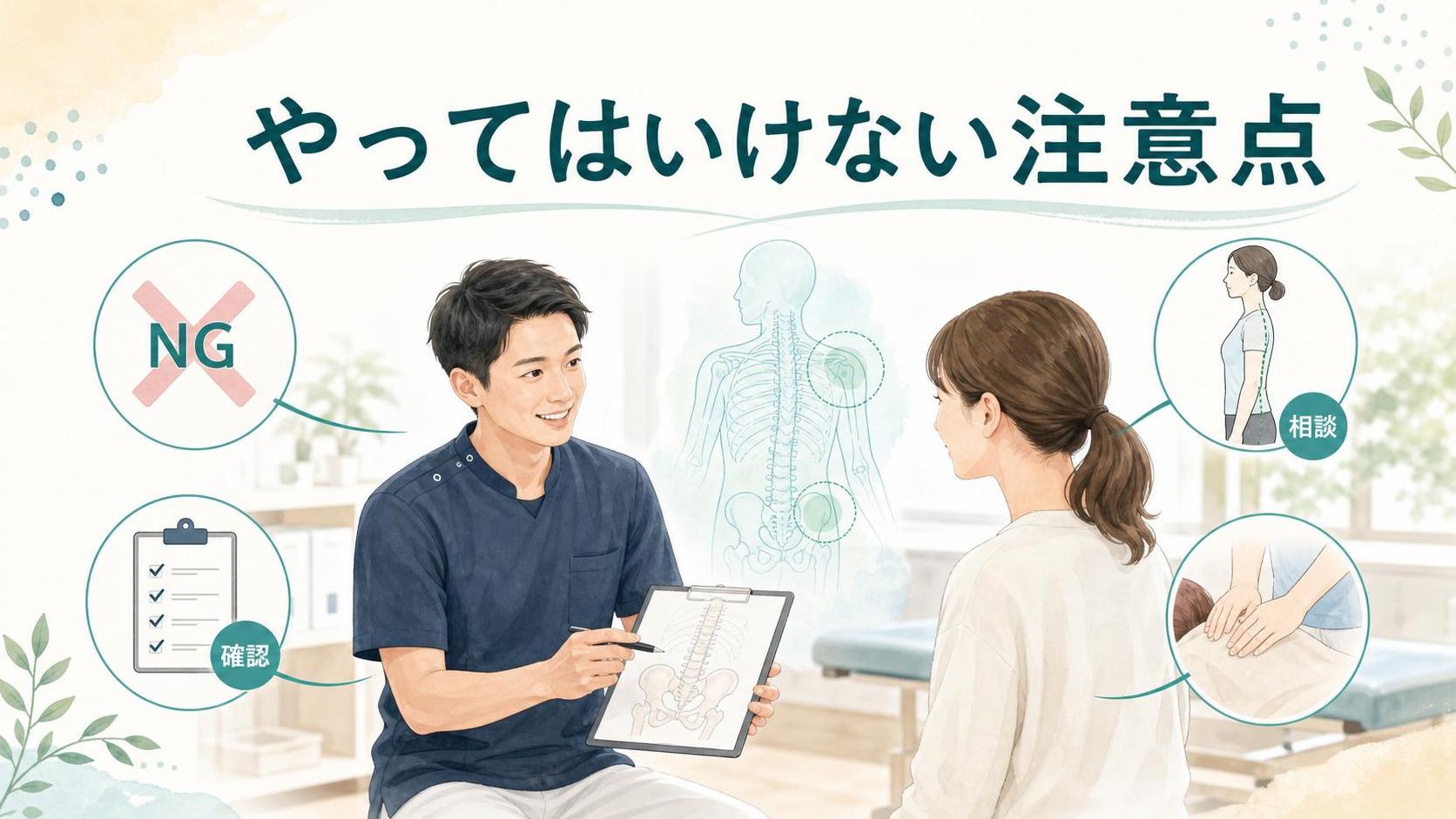 やってはいけない注意点