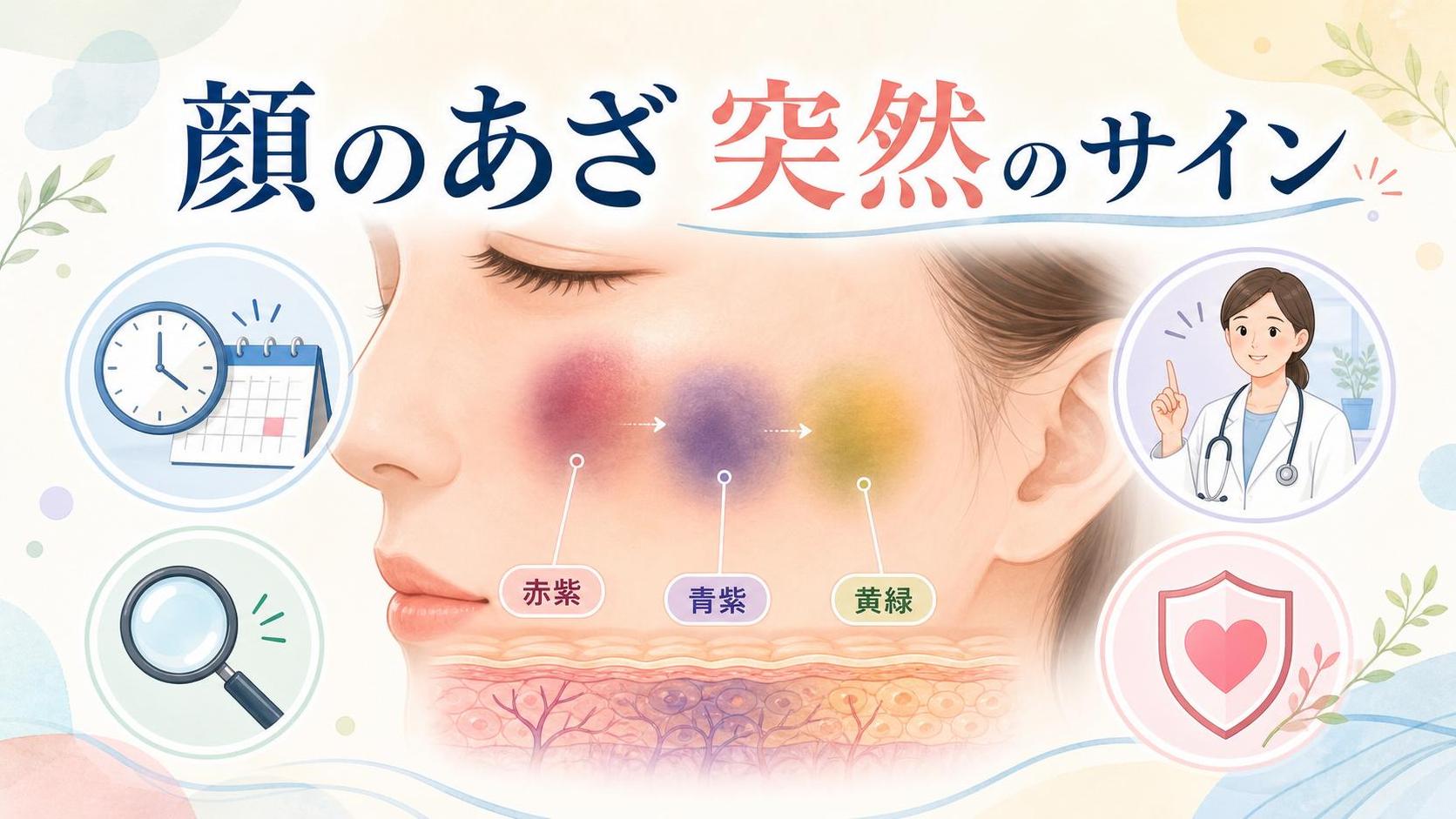 顔 あざ 突然でまず知っておきたい基本