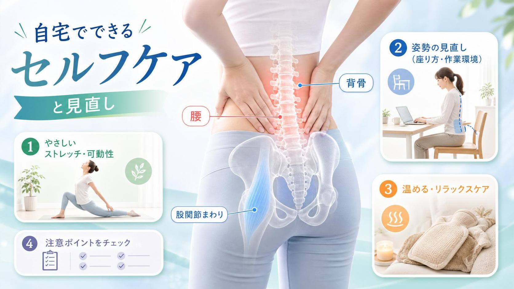 自宅でできるセルフケアと見直し