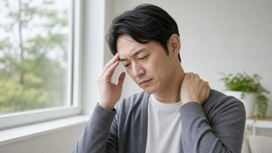 こめかみ付近が痛い時にまず確認したい症状