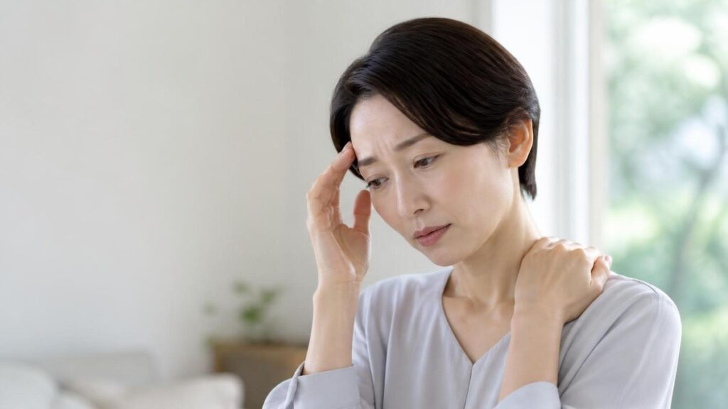 こめかみ付近が痛い原因は？頭痛・首肩こり・受診目安を解説