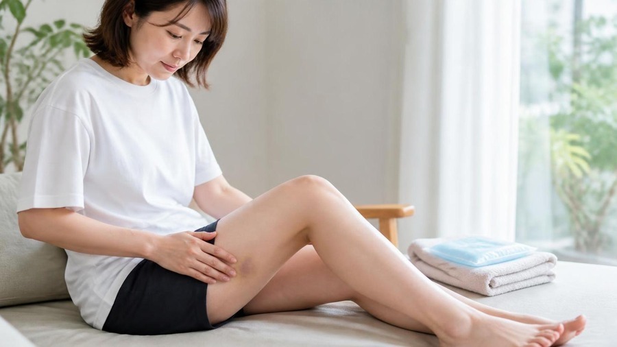 自宅でできる冷却・安静と注意点
