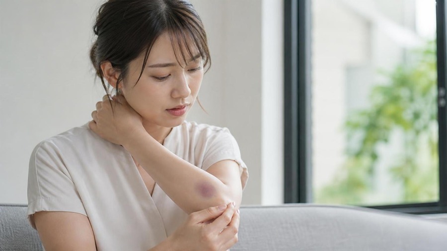 あざが増える・消えない時の受診目安