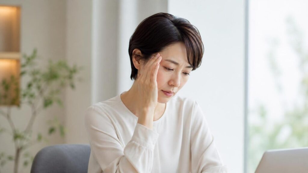 右側のこめかみが痛い原因は？頭痛・目の疲れ・危険サイン