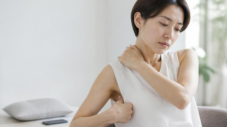 寝違え 脇の下原因は?首から脇・肩甲骨に広がる痛みの対処法 見出し画像1